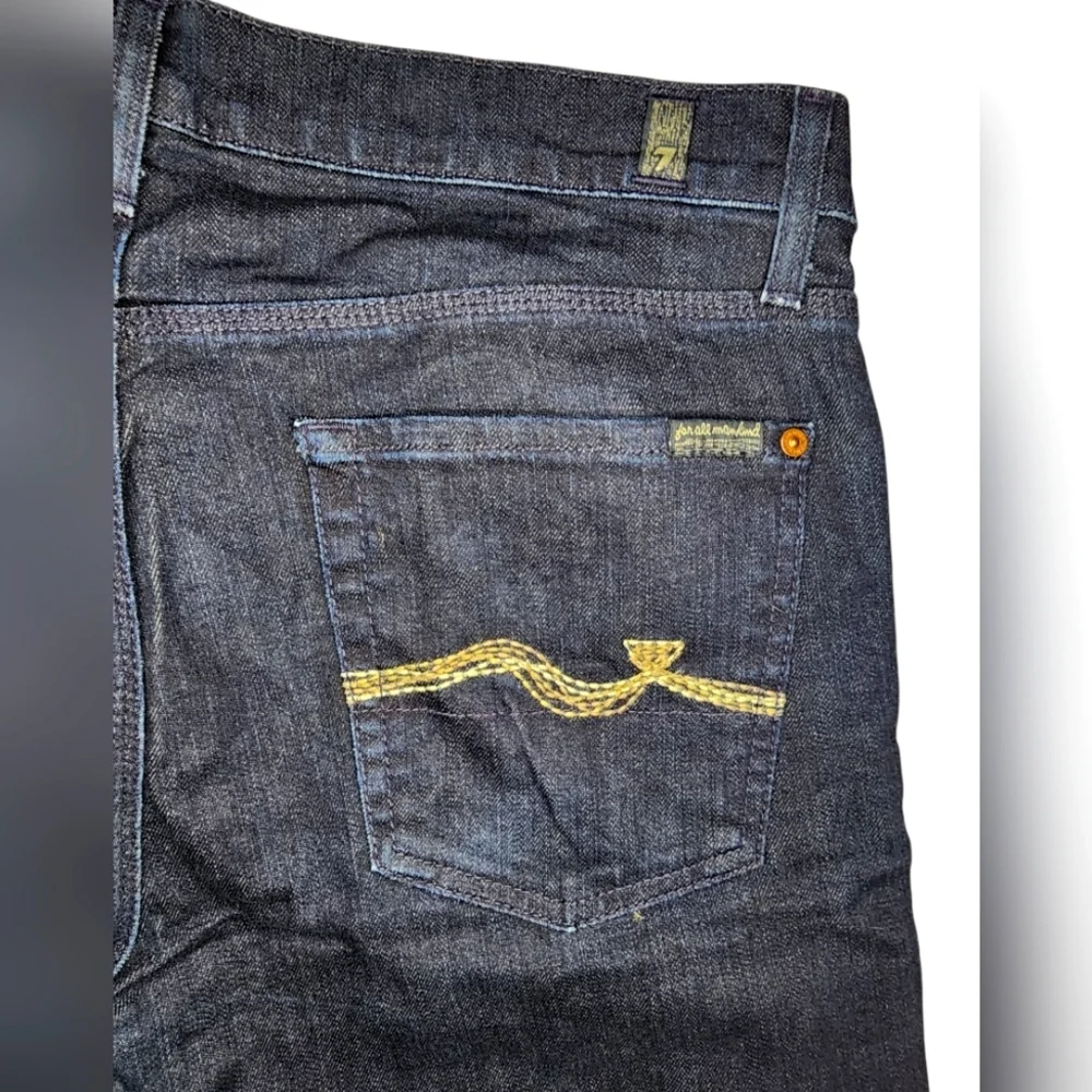 7 FOR ALL MANKIND men's slimmy jeans, size 33, darkwash